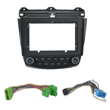 10.1 Inch Car Radio Fascia Panel Dash Car Dvd Frame with Wire Harness for Accord 7th 2003-2007