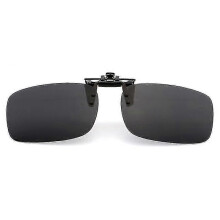 (Black ash, One size) Clip On Blue Light Filter Blocking Glasses Office Computer Anti Uv Strain Relief-good