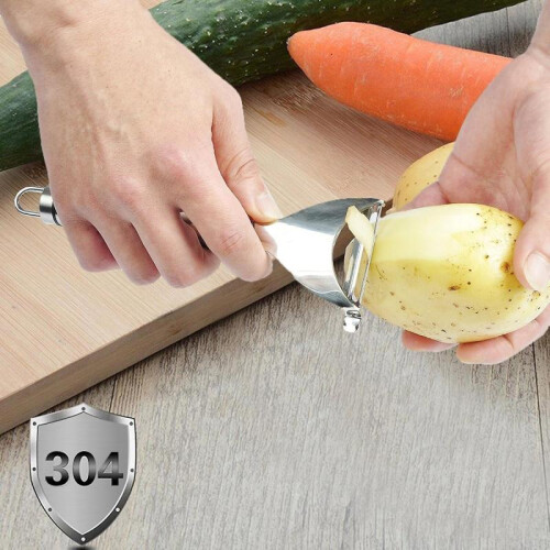 Potato peeler, Y-shaped flat blade 1