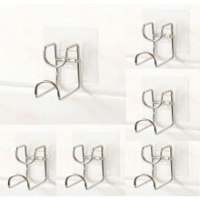 6 Pack Wall Mounted Wash Basins Clear