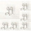 6 Pack Wall Mounted Wash Basins Clear 1