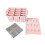 Silicone popsicle machine homemade popsicle mold shape ice cube tray with lid ice cube (pink) 1