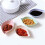 Set of 4 Wheat Leaf Dipping Plates 2