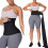 (3m) Women's waist trainer sauna belt abdominal belt plus size 2