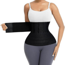 (5m) Women's waist trainer sauna belt abdominal belt plus size