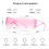 Rimless Clear Wrap Sunglasses, Pink 2