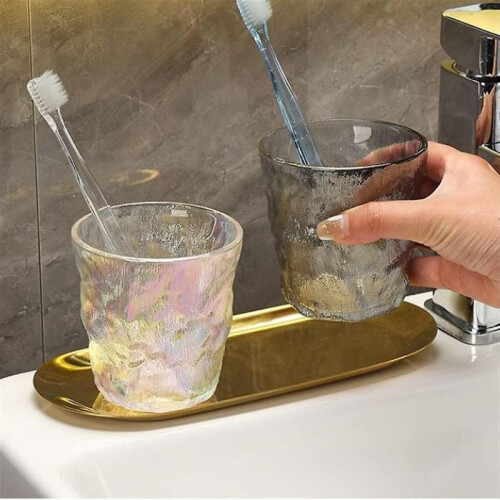 glass tooth cup mouthwash cup couple models 1