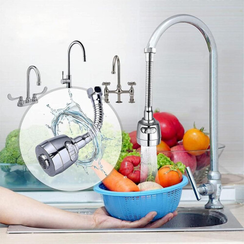 Faucet aerator, extended 360 rotatable 1