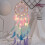 Dream catcher, handmade feathers with lights 2