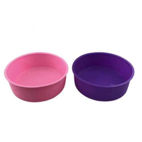 4pcs 6 Inch Silicone Cake Mold Rounds 2
