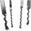 Set of 4 Square Hole Drill Bit Sets, Woodworking Drill Bits Square Hole Drill Bit Square Hole Drilli 9