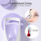 Heated Eyelash Curler with Smart Silicone(Purple) 3