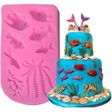 Marine Theme Fondant Cake Mold