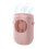 USB Rechargeable Portable Neck Fan (Pink) 4