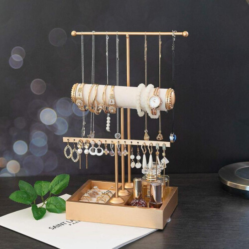 Jewelry Stand-1pcs-Gold 1
