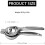Lemon Squeezer Manual - Super Easy to Clean 3