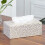 Rectangular Leather Tissue Box Holder 1