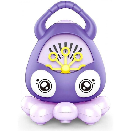 Bubble Machine for Kids, Automatic Bubble Maker with Solutions, Portable Bubble Blower Outdoor Toys
