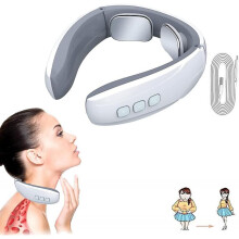 2022 Ems Neck Acupoints Lymphvity Massage Device Electric Pulse Neck Massage for Pain Relief Intelli