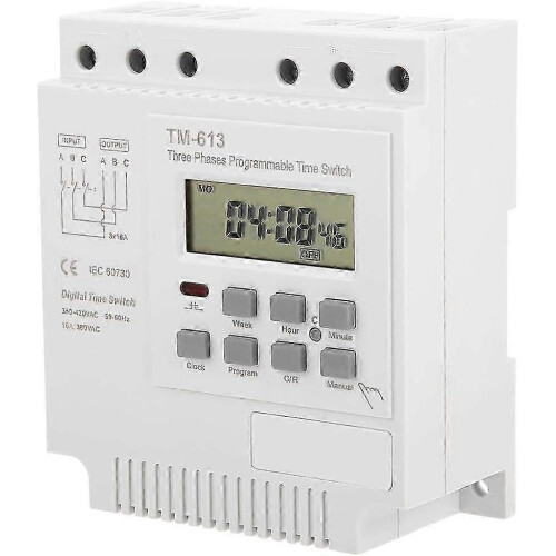 (As show, One size) Programmable Timer (380V) for Three-Phase Motor