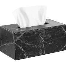 Rectangular Pu Leather Facial Tissue Box Holder