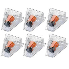 (As show, One size) 6 Pack Volcano Vaporizer Replacement Balloon Bags Easy Valve Heated Air Bags