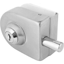 (As show, One size) Stainless Steel Door Lock Bolt - For Home Bathroom Door Glass Latch