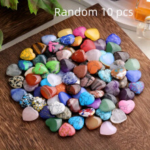 Lebendige Herzförmige Kristall-Edelsteine-Liebe Und Harmonie-perfekte Geschenke, Kreativität In DIY-Schmuckdekorationen Entfesseln