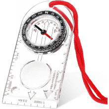 Navigation Compass Orienteering Compass Boy Scout Compass Hiking Compass with Adjustable Declination