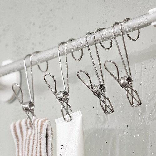20-Pack Multi-Purpose Stainless Steel Clips 1