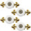 4 Pack Vintage Ceramic Door Knobs 1