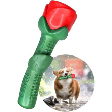 Dog Chew Toys, Rose Shape Puppy Chew Toy, Indestructible Dog Toys for Aggressive Chew, Chew Toys For