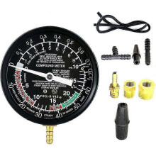(As show, One size) Auto Pump Pressure Vacuum Tester Gauge - Carburetor Valve Diagnostic Test Tool Kit