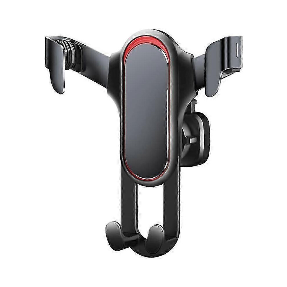 (As Show, One Size) Air Vent Car Phone Holder - 360 Rotation Gravity Adjustable For 4.7-7.2 Inch Phone Gray 4633396568173