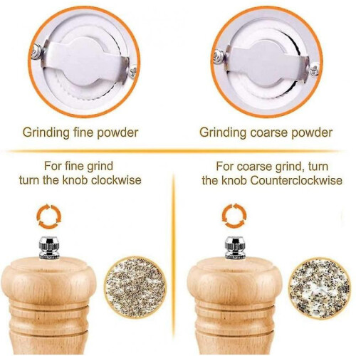 Pepper Sea Salt Grinder Crusher 2