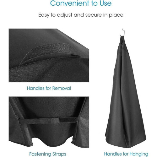 Weatherproof barbecue cover square 105*49*102 2