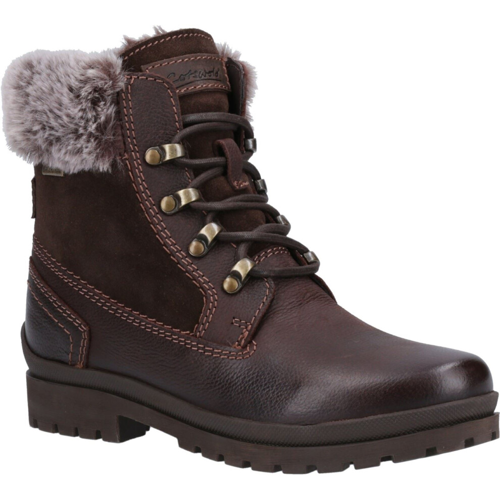 Cotswold (Brown, 7 (Adults')) Evenlode Leather Women's Brown Winter Ankle Boots