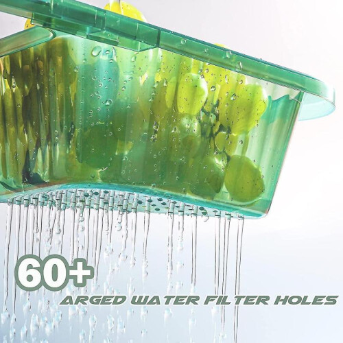 Drain Basket for Kitchen Sink (Green) 2