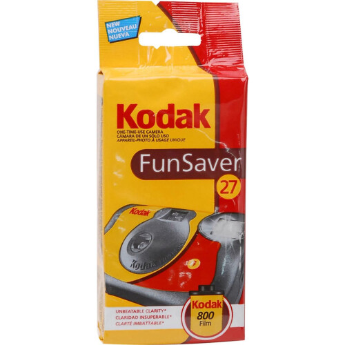 Kodak 4 X FunSaver Disposable Camera with Flash 800 ISO 1