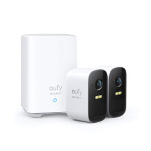 eufy Security eufyCam 2C 2-Cam Kit Security Camera Outdoor Wireless Home Security System with 180-Day Battery Life, HomeKit Compatibility, 1080p HD,