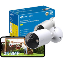 Tapo TC82 2K Battery Security Camera - Outdoor Wireless, Colour Night Vision, AI Detection, IP65, 180-Day Battery, No Monthly Fee, Alexa & Google