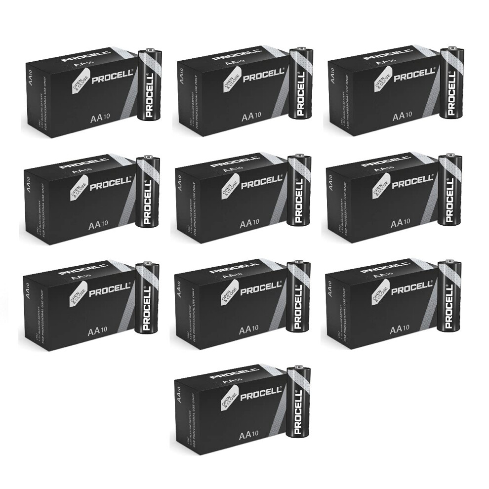 Duracell AA Industrial Alkaline Battery (100)