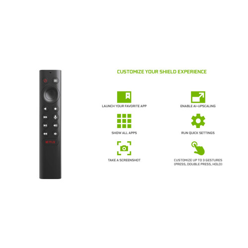 NVIDIA Nvidia SHIELD TV télécommande IR/Bluetooth Appuyez sur les boutons 1
