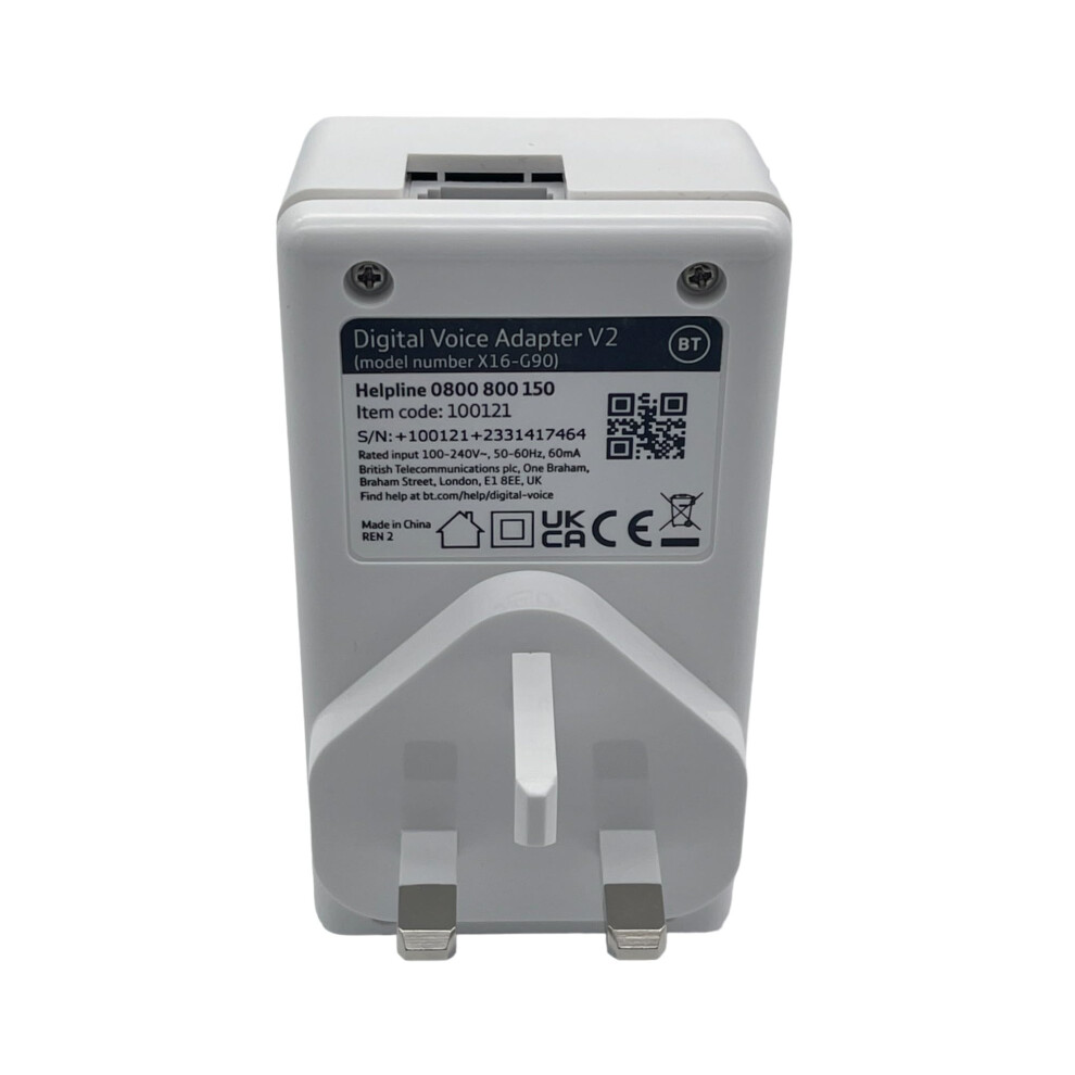 BT Digital Voice Adapter Phone Range Extender Only Works With BT And EE Digital Voice Service