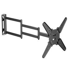 Suptek Corner TV Mount with 40 inch Extension Arm, Long Arm TV Mount for Most 26-65 Inch TVs, Swivel and Tilt Full Motion TV Bracket Max VESA 400x400