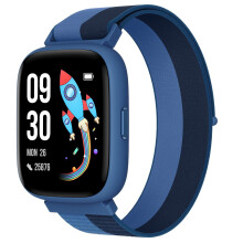 BIGGERFIVE Kids Smart Watch, 1.8" Fitness Watch Pedometer, Heart Rate, IP68 Waterproof, Sleep Tracker, Calorie Step Counter, 5 Puzzle Games with/with