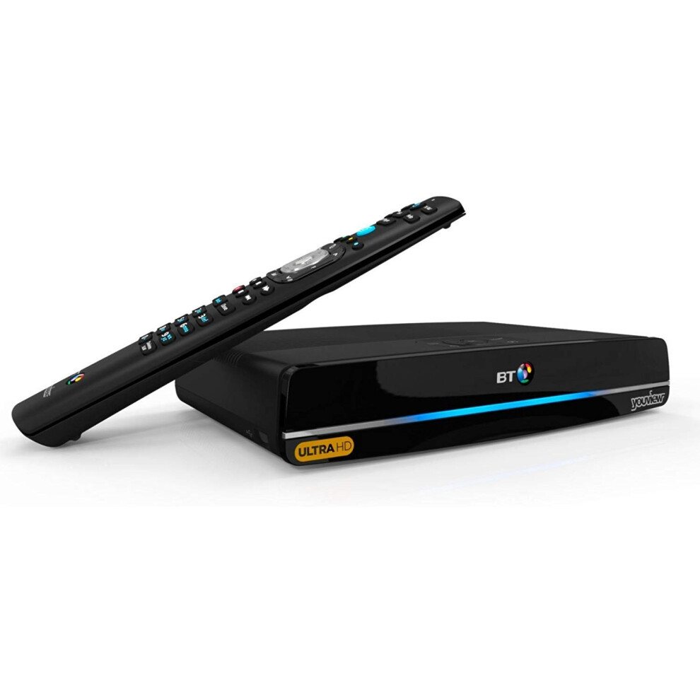 British Telecom Bt Ultra Hd Youview Box Uhd Dtr-T4000/500Gb With Twin Hd Freeview And 7 Day Catch Up Tv (Refurbished)