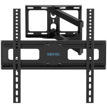 BONTEC TV Wall Bracket for 26-55 Inch, with Swivel, Tilt, and Extension from 80 to 500mm. Full Motion TV Wall Mount Capability of 40KG, Including HDM