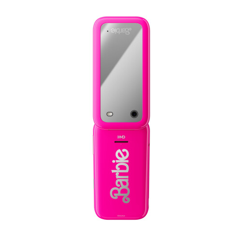 HMD Barbie Pink Mobile Flip Phone. Unlocked 1