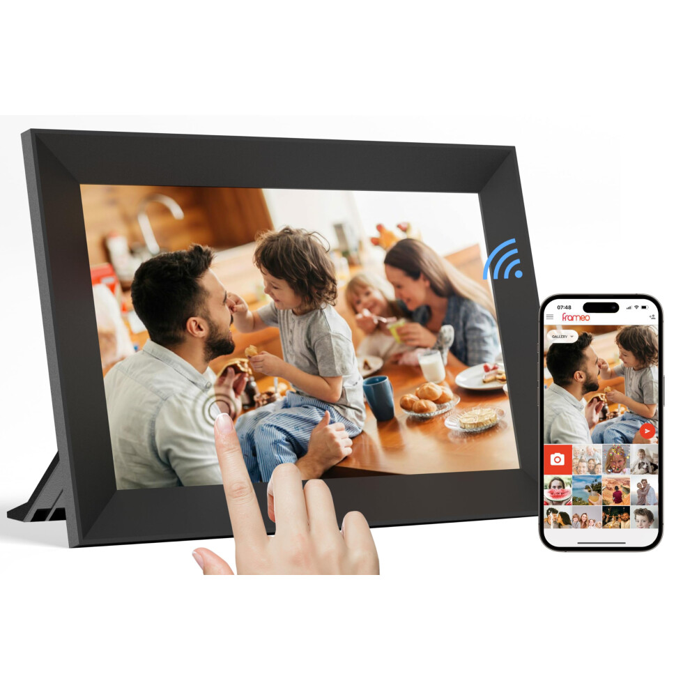 Frameo 10.1 Inch Wifi Digital Photo Frame, 1280 X 800 Hd Ips Touch Screen, 32Gb Memory, Auto Rotate, Wall Mountable Share Moments Instantly Via Frame 3397034812073